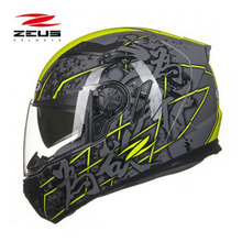 2019 New ZEUS Men/women Full covered Double Lens Motorcycle Helmets Winter Warm Full Face Motorbike helmet Safety helmets 2024 - buy cheap