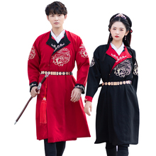 Новый мужской и женский костюм ханьфу, одежда для косплея, мужской Китайский древний халат династии Мин, платье для ТВ-фильма, наряд для сцены 2024 - купить недорого