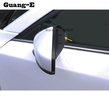 Car Rear Rearview Side Glass Mirror Trim Frame Rain Shield Sun Visor Shade Parts For Mazda CX-5 2nd Gen 2017 2018 2019 2020 2021 2024 - buy cheap