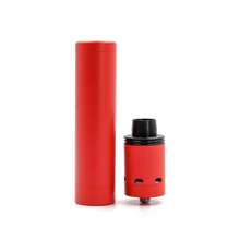 Sub Zero 24 Mod Cigarrillo electrónico Mod Cobre Rojo 18650 batería w/304SS 24mm Sub Competencia Cero RDA Atomizador 510 conector 2024 - compra barato