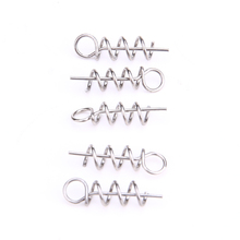 100pcs Soft Bait Lure Spring Lock Pin  Stainless Steel Hook Connect Fixed Latch Practical Fishing Pin Fishing Accessories 2024 - buy cheap