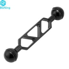 Suporte com alça para câmera gopro, extensão de braço e borboleta, cabeça dupla, para gopro hero 9 8 7 6 5, câmeras de ação 2024 - compre barato