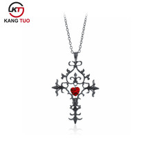 Euro-American Vintage Cross Pendant Necklace Movie Vamp Diaries Jewelry For Women&Men 2024 - buy cheap