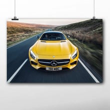 Hd impresso um m g gts super carro veículos wallpapers lona cartazes de seda arte da parede quadro pintura para a decoração do quarto 2024 - compre barato