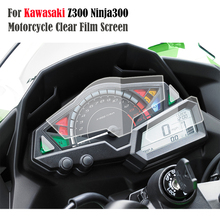2 par motocicleta velocímetro filme protetor de tela cluster scratch screen capa de proteção para kawasaki z300 ninja300 2013-2016 2024 - compre barato