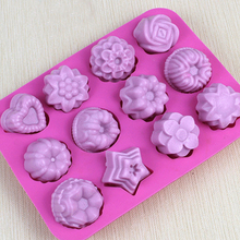 Flower Shape Silicone Molds for Chocolate Gummy Fondant Mold Candy Jelly Pudding Mold Bakeware Baking Tools for Cake Decorations 2024 - buy cheap