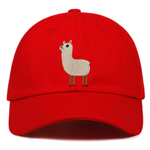 2018 Embroidery lovely Alpaca  dad cap men women fashion baseball cap classic casual cotton hat fashion peaked cap hats 2024 - buy cheap