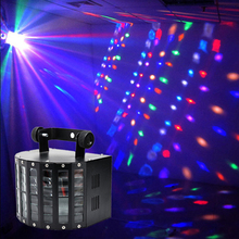 Звуковой активированный DMX контроль RGBW светодиодный сценический светильник для дискотеки вечерние DJ луч светильник музыка шоу лазерный проектор светильник ing Effect 2024 - купить недорого