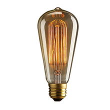 Лампада Эдисон лампы Светильник Винтаж, 110V-220V ST58 40 Вт E27 Ретро Промышленность можно использовать энергосберегающую лампу или светодиодную лампочку), бесплатная доставка 2024 - купить недорого