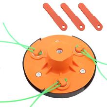 Capina cabeça cortador de grama acessórios cortador de grama dupla utilização cortador jardinagem capina ferramenta acessórios 2024 - compre barato