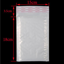 10pçs branco (15*18cm + 3.5cm * 5g) sacos envelopes de proteção solar à prova d' água 2024 - compre barato