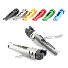 CNC motorcycle Foot Pegs Floorbord With Bracket Mount Rear Passenger Footrest For Ducati  Panigale 1098/1198/1199/1299/959/899 2024 - buy cheap