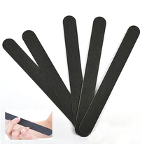Black Nail Art Styling Tools Sanding Nail File Buffer For Salon Manicure UV Gel Polisher Nail Files Polish Tool 10PCS 2024 - buy cheap