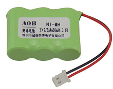 free shipping 2/3AA 600mAh 3.6V NiMH rechargeable battery pack cordless phone battery 2024 - buy cheap