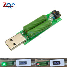Mini resistor de carga usb, resistor de carga com interruptor 2a/1a led verde 2a vermelho módulo de led para testes de envelhecimento 2024 - compre barato
