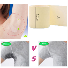 1 Roll Disposable Armpit Prevent Sweat Pads Transparent Underarm Dry Antiperspirant Sticker Keep Dry Paper Width 7.2CM Length 6M 2024 - compre barato