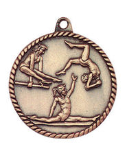 Низкая цена, индивидуальная медаль, Золотая, серебряная, бронзовая Женская гимнастика, металлическая спортивная медаль высокого качества FH810178 2024 - купить недорого
