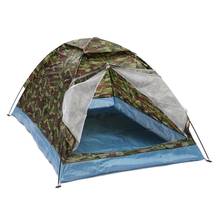 Туристическая двухслойная палатка на 2 человек, 200x140x110 см 2024 - купить недорого