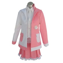 2018 Peruca Dangan Ronpa 2 Danganronpa Monomi Cosplay Costume Pink and White 2024 - buy cheap