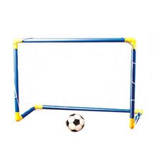 Indoor mini folding futebol objetivo post net conjunto + bomba crianças esportes ao ar livre jogo de brinquedo da criança aniversário presente plástico 2024 - compre barato