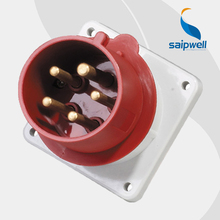 16A 400V 5P (3P + N + E) Conector de enchufe eléctrico Industrial macho montado EN la pared IP44 EN/IEC 60309-2 tipo SP815 2024 - compra barato