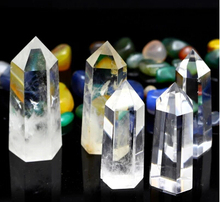 A ++ natural de cristal branco claro, pedras de quartzo, ponta, coluna, pedras preciosas, decoração para casa, atacado, 50mm-60mm 2024 - compre barato