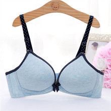 Fashion girl Push Up Bra Sexy Lingerie Women Underwear Seamless cotton Bra gather breast support student girl bra 2024 - buy cheap