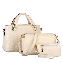 3 Sets Women Handbag Shoulder Bags Tote Purse Leather Ladies Brand Messenger luxury handbags women designer shoulder bag #YL5 2024 - buy cheap