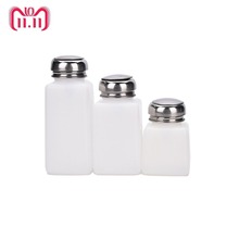 100ml/200ml/250ml Empty Pump Liquid Alcohol Press Nail Polish Remover Cleaner Bottle Dispenser Make Up Refillable Container 2024 - buy cheap