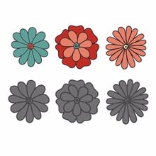 3pcs flor metal aço gravação artesanato estêncil diy para máquina de metal cartões de papel scrapbooking cartões do festival 2024 - compre barato