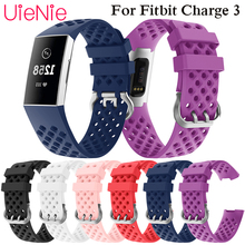 Sports breathable band For Fitbit Charge 3 frontier/classic Silicone strap For Fitbit Charge 3 smart watch wristband accessories 2024 - buy cheap