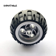 Smartable-LLANTAS de alta tecnología Ev3 MOC de 43x26mm, piezas de neumáticos, bloques de construcción, juguetes para coche, Compatible con 61481 + 56145, 4 unids/set/juego 2024 - compra barato