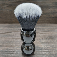 Dscosmetic-brocha de afeitar de 24mm y 26mm, nudos de pelo sintético, mango negro, brocha de pan 2024 - compra barato