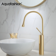 Basin Faucet Gold Bathroom Mixer Tap Hot and Cold Water Faucet Vessel Sink Taps 2024 - buy cheap