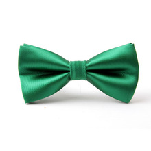 2019 new arrival solid green bow tie butterfly ties for men necktie 2024 - buy cheap