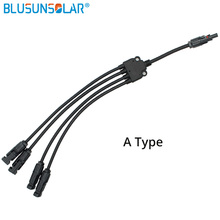 1 Pairs Solar 1 in 4 Y Branch Solar Cable Connector Solar PV Y Type Connector Solar Used for Solar Power System LJ0158 2024 - buy cheap