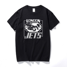 London Jets T-Shirt 100% Premium Cotton Red Dwarf Inspired Lister Rimmer Top Camisetas Hombre New fashion Short Sleeves T Shirts 2024 - buy cheap