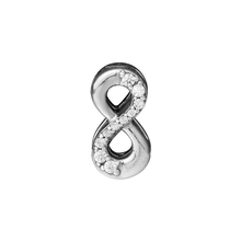 Fits andora Reflexions Bracelet Sparkling Infinity Clip Charm Real 925 Sterling Silver Beads for Jewelry Making kralen perles 2024 - buy cheap