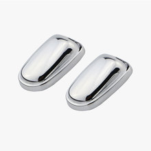 2 Pieces ABS Chrome Water Spray Nozzle Spray Paillette Decoration Light Cover Sticker for Ford Focus 2 3 4 Fiesta Kuga Ecosport 2024 - buy cheap