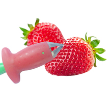 Red Strawberry Huller Strawberry Top Leaf Remover Gadget Tomato Stalks Fruit Knife Stem Remover Portable Kitchen Tool11 2024 - buy cheap
