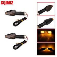 2PCS Universal Amber Motorcycle LED Turn Signal Indicator Light For ATV Sports Bike Quad 10MM 2024 - buy cheap