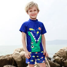 Swimsuit Baby Boy Surfing Children Toddler Rash Guards Separate Kids Bathing Suit Swimming 2019 Print Shark Swimwear 2 Piece 2024 - buy cheap