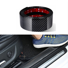 Car Stickers Carbon Fiber Rubber Styling Door Sill Protector Goods For Renault duster megane 2 3 clio duster 2024 - buy cheap