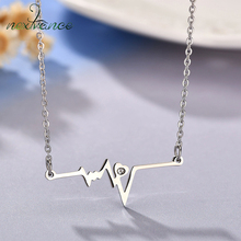 Nextvance Fashion Clavicle Choker CZ Stone Heart Necklace Women Stainless Steel Chain Necklace For Women 2024 - buy cheap