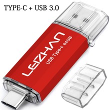 LEIZHAN TYPE-C Photo stick for samsung phone 128GB USB Flash Drive Pendrive 64GB memory stick 32GB Pen drive USB 3.0 Key 16GB 2024 - buy cheap