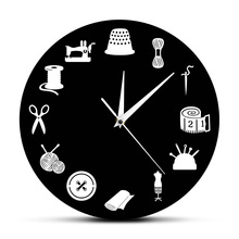 Sewist-Reloj de pared moderno para decoración de sala de costura, reloj de pared profesional para manualidades, Vintage, tienda de sastre, señal, regalo de costurera 2024 - compra barato