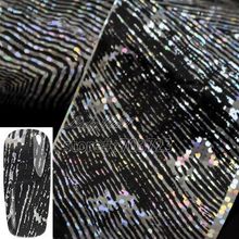 Лазерный отпечаток пальца стиль ногтей переводная фольга бумажный наконечник стикер ногтей Ремесло Украшение Новый модный дизайн GL68 2024 - купить недорого