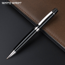 Monte mount caneta esferográfica grande com oferta especial/caneta esferográfica preta e prateada clássica 2024 - compre barato
