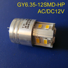 Alta qualidade 12V 6W GY6.35 diodo emissor de luz, CONDUZIU a lâmpada GY6.35 12VAC/DC pçs/lote 20 GY6.35 levou frete grátis 2024 - compre barato