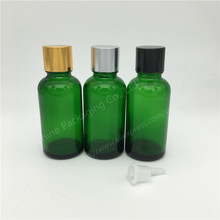 Botella en vidrio elíquido con tapón de rosca para cosméticos, embalaje Original de fábrica, color verde, 500X30ml, venta al por mayor 2024 - compra barato